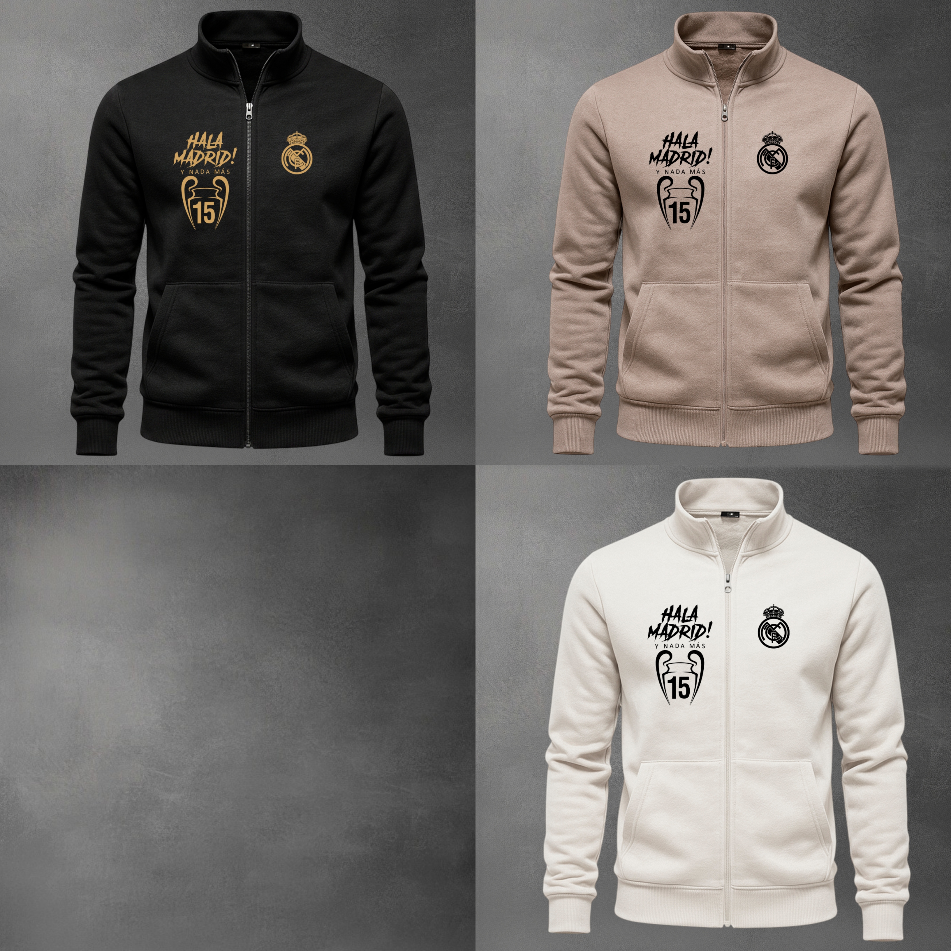 BUZO CUELLO ALTO REAL MADRID ESTAMPADO